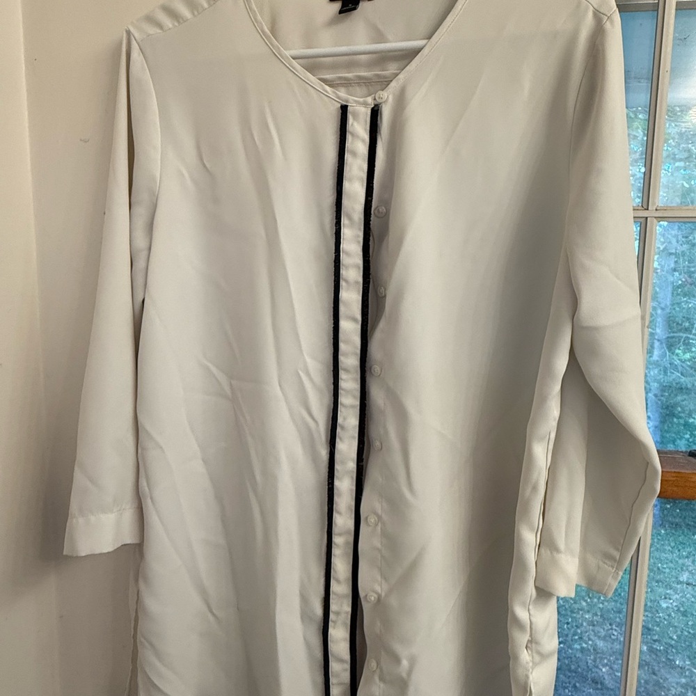 Ann Taylor Cream Blouse